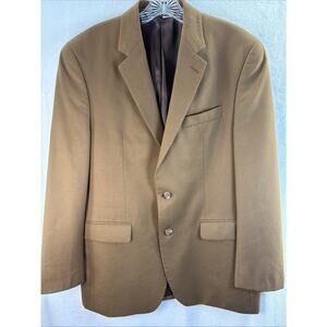 Ralph Lauren Brown Men's Blazer Sport Coat 40R 100% Wool 2 Button